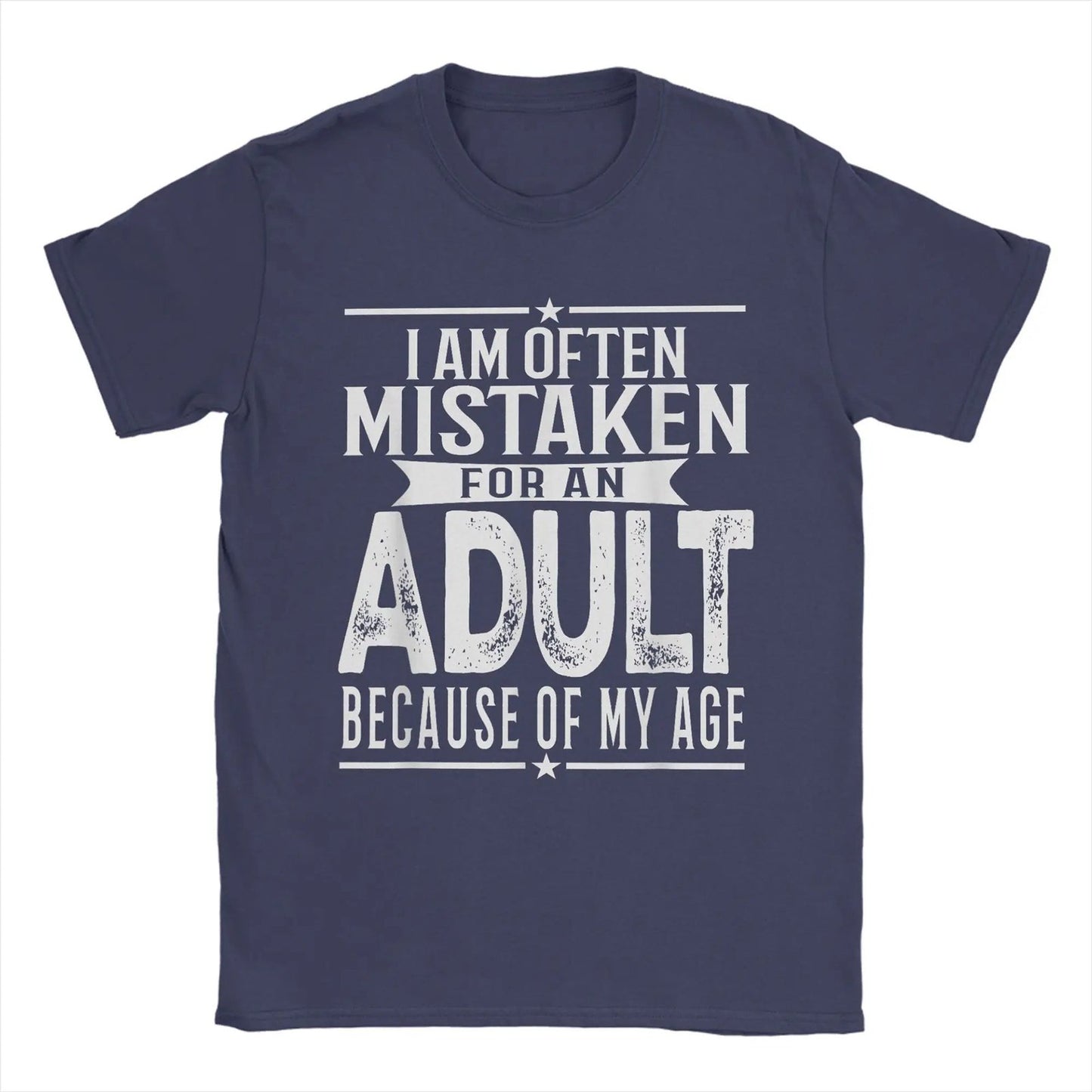 Funny Men's T-Shirt: Often Mistaken for an Adult - Short Sleeve Tee