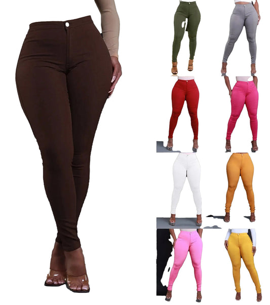 Womens High Waisted Skinny Jeans