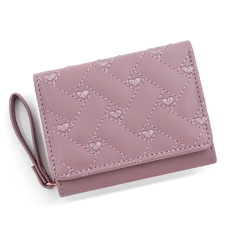 Kawaii Cute Small PU Leather Wallet and Coin Purse for Women