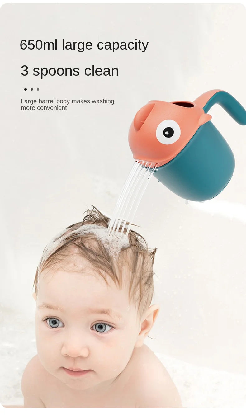Shark-Shaped Baby Rinse Cup