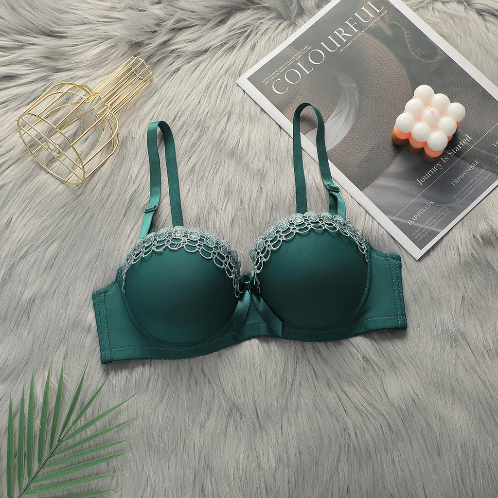 Underwire Bralette with Lace Detail