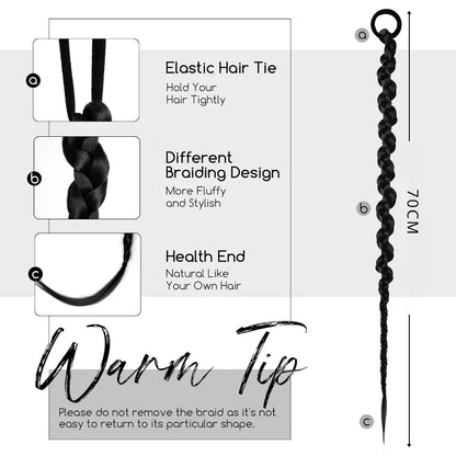 Braided Ponytail Hair Extensions