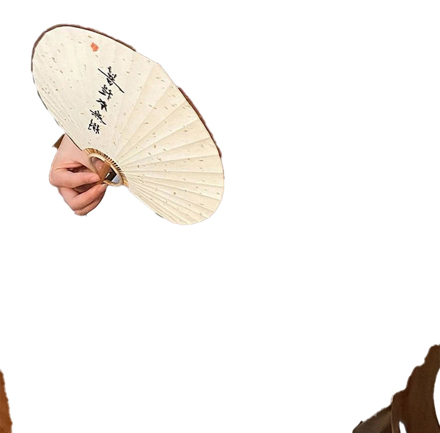 Elegant model holding a fan while wearing a black bodycon mini dress, perfect for nightlife