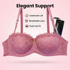 Underwire Push Up Bra for Elegant Support