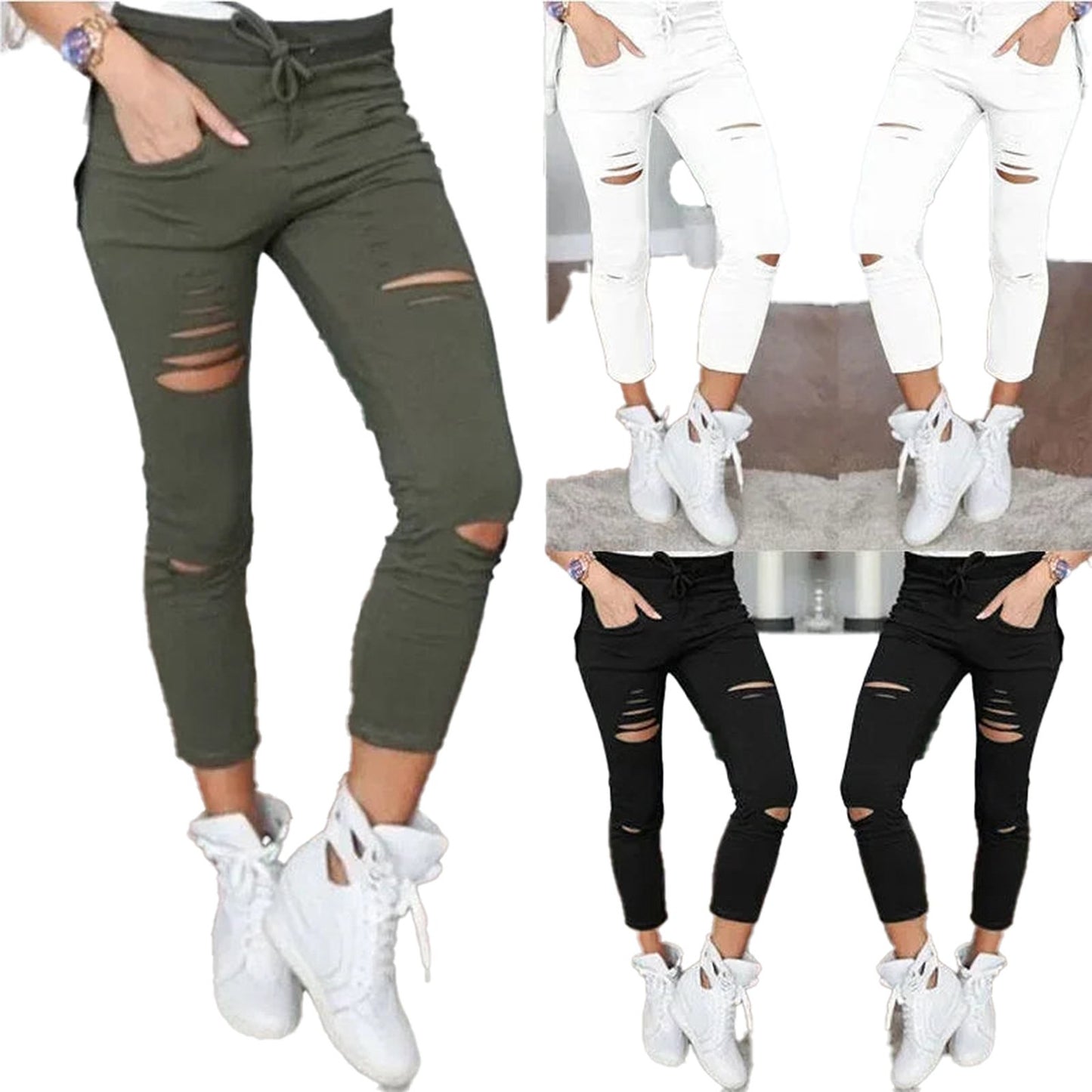 Plus Size Ripped Jeans For Women
