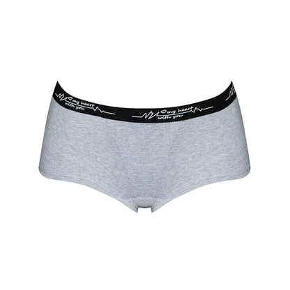 Womens Solid Color Boxer Briefs Set