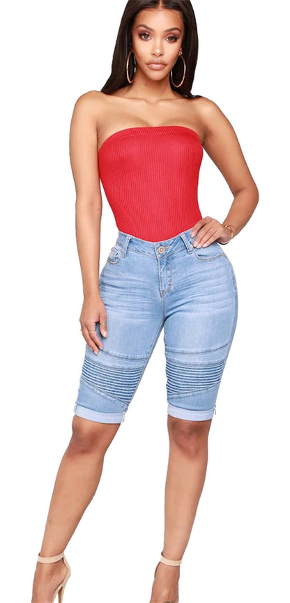 High Waist Skinny Jeans For Women