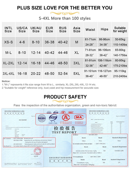 LuckeLadybug LLC Plus Size Sexy Lace Panties for Women with Size Chart for Comfortable Fit