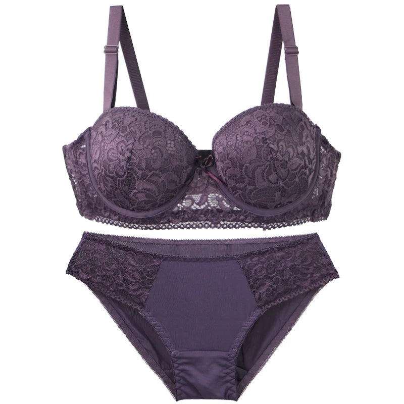 Underwire Bra with Lace for Elegance