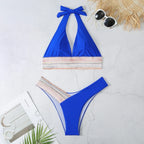Stunning Two-Tone Bikini Set
