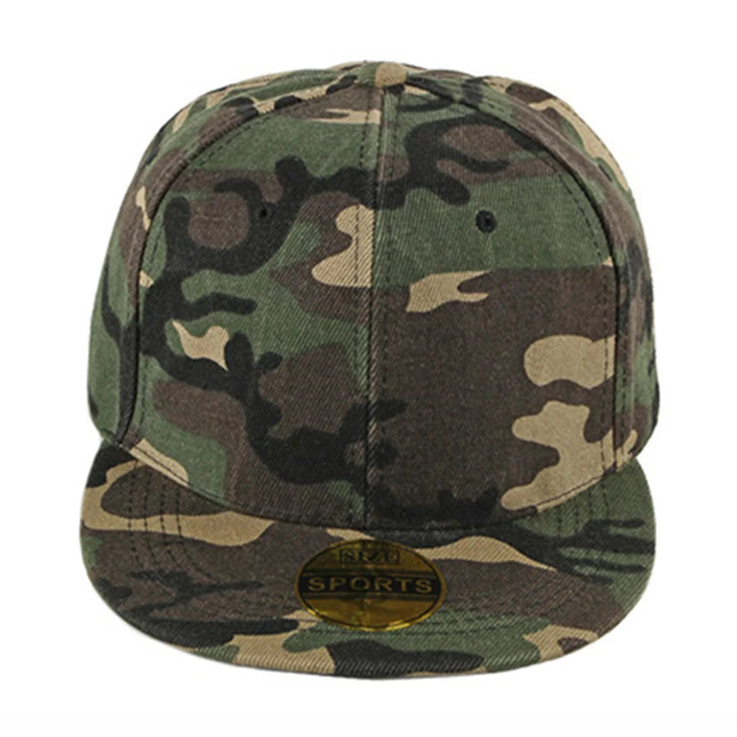Camouflage Snapback Hat For Men Trendy Style