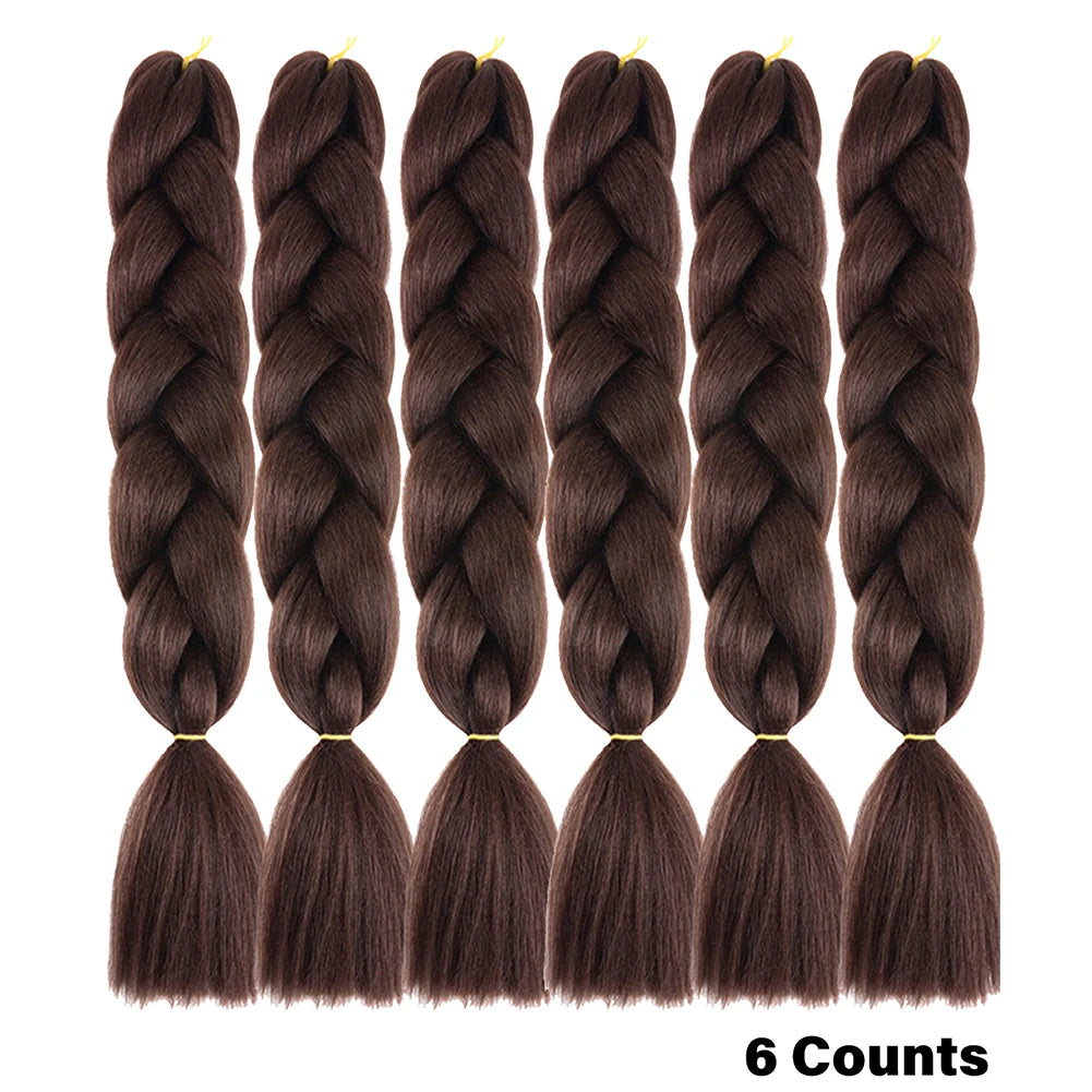 Ombre Crochet Braiding Hair Extensions