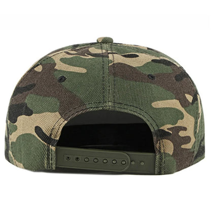 Camouflage Snapback Hat For Men Trendy Style