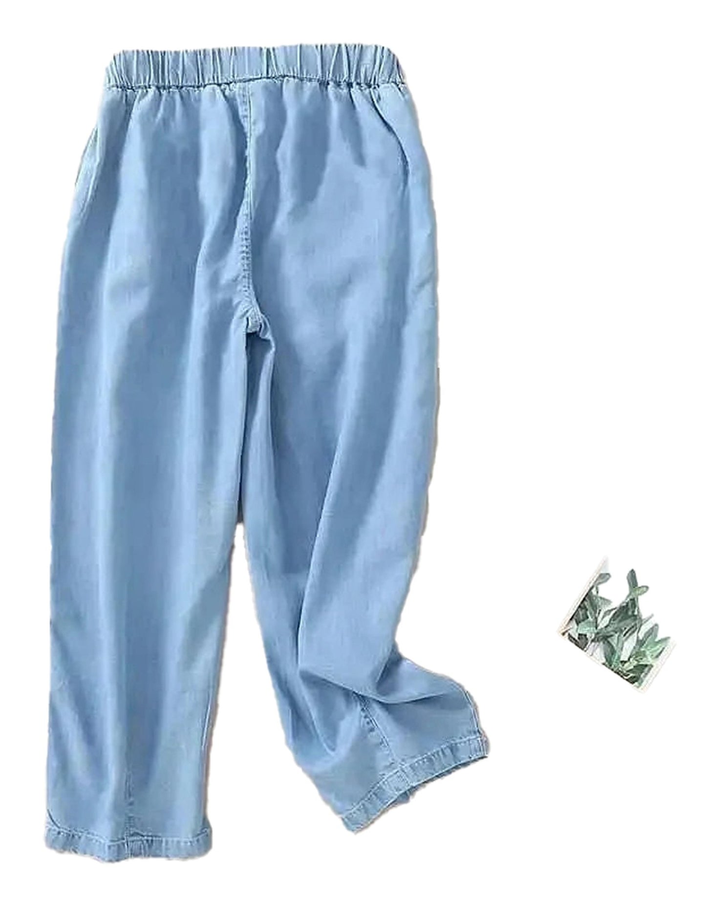 High Waisted Elastic Jeans For Women