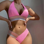 Stunning Two-Tone Bikini Set
