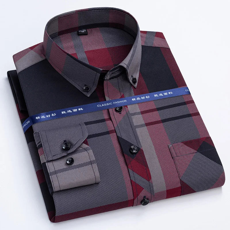 Mens Non-Iron Dress Shirts Stylish & Comfortable