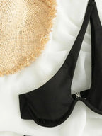 Two-Tone Bikini for Stylish Summer Looks