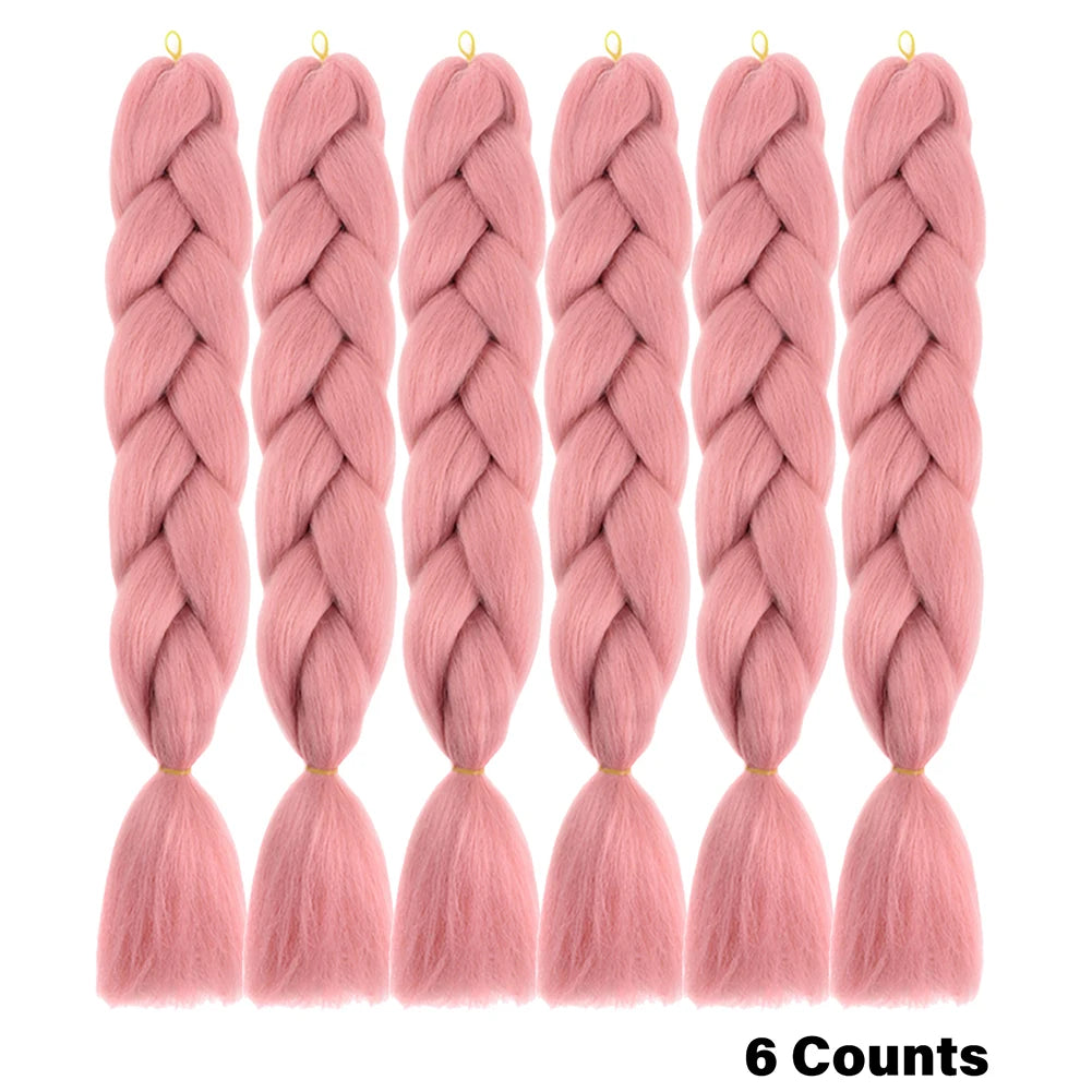 Ombre Crochet Braiding Hair Extensions