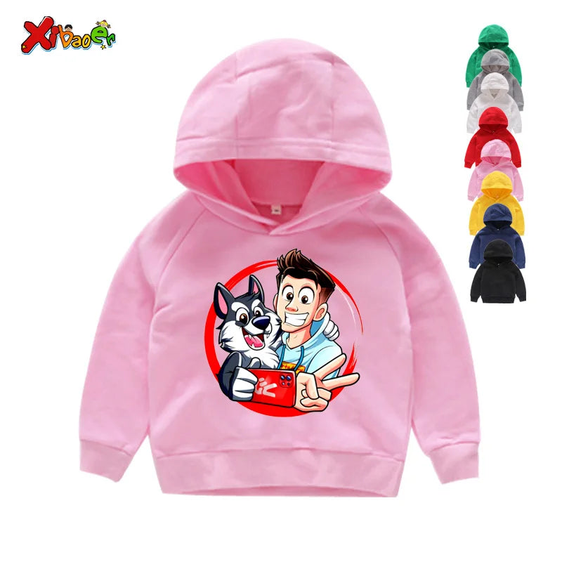 Kids Hoodies Pullover Children Knit Sweatshirt