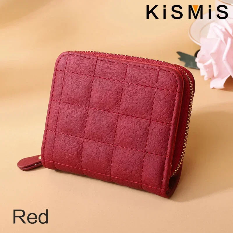 Kawaii Cute Luxury Designer Pink PU Leather Small Wallet and Coin Purse