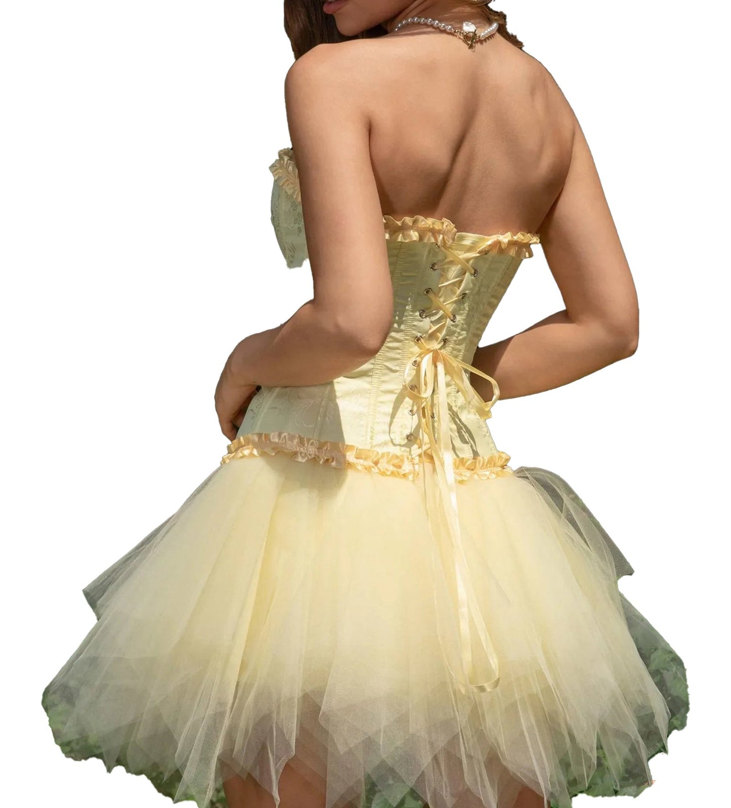 Floral Lace Corset Top For Women