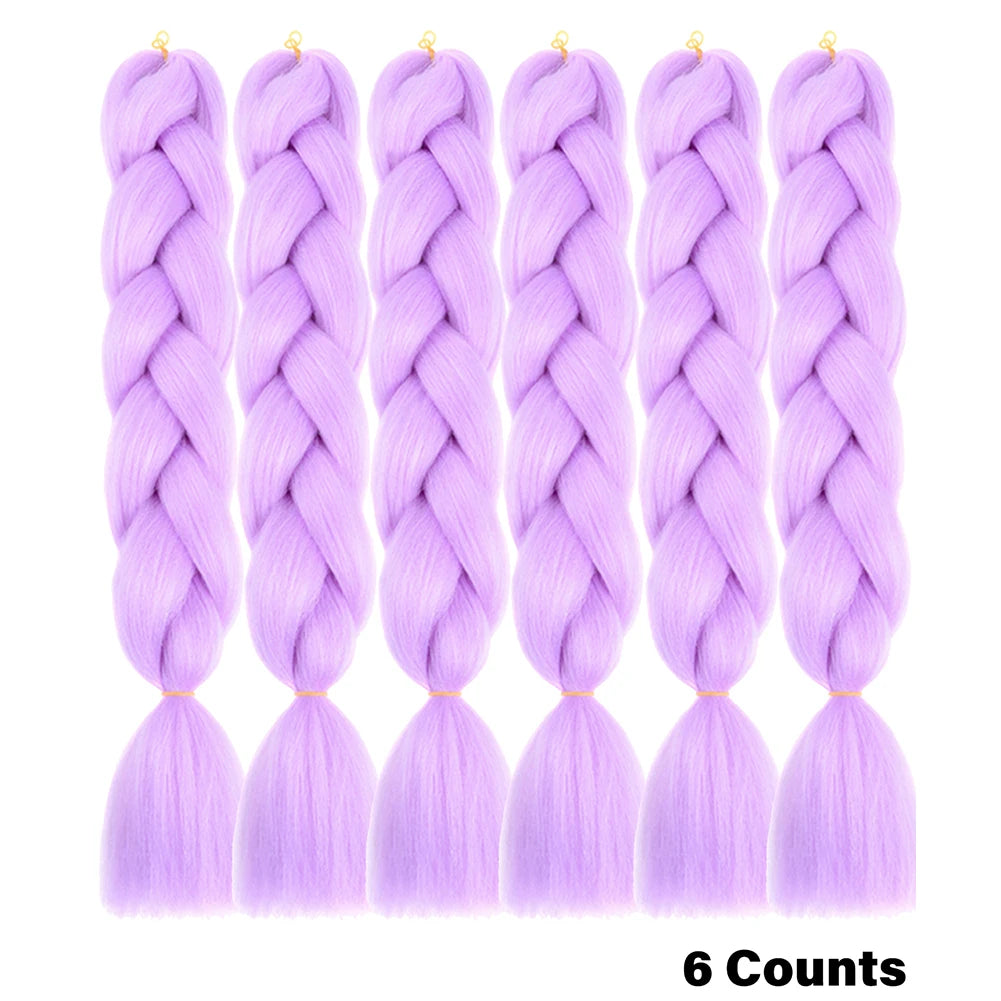 Ombre Crochet Braiding Hair Extensions