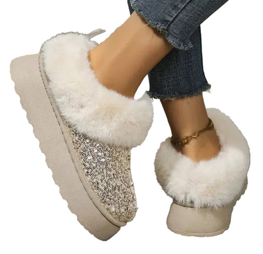 Womens Faux Fur Winter Boots For Comfort