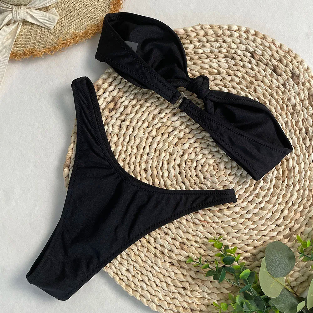 Swimmers Swimwear: Stylish Bikini Set