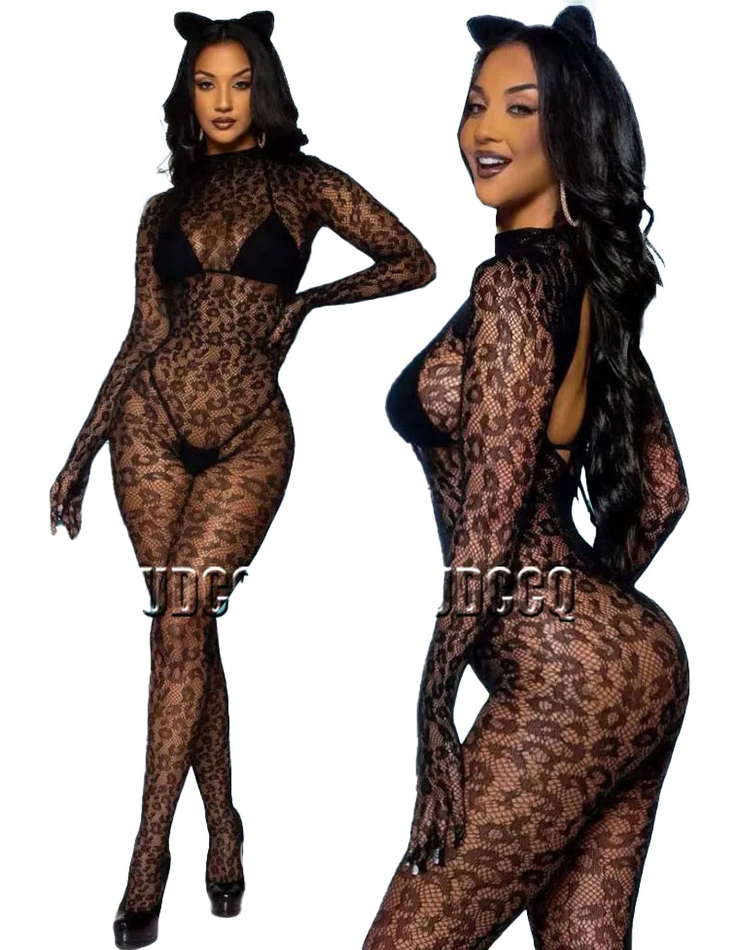 Leopard Print Bodysuit Lingerie For Fashionistas