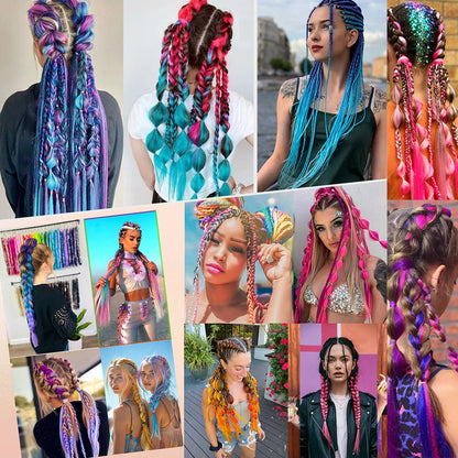 Ombre Crochet Braiding Hair Extensions