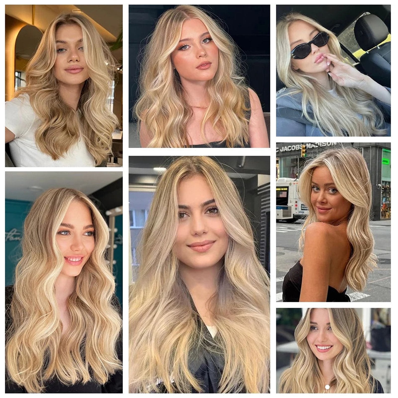 LuckeLadybug Long Straight Hair with U Tip Hair Extensions Human Hair for Gorgeous Volume and Length