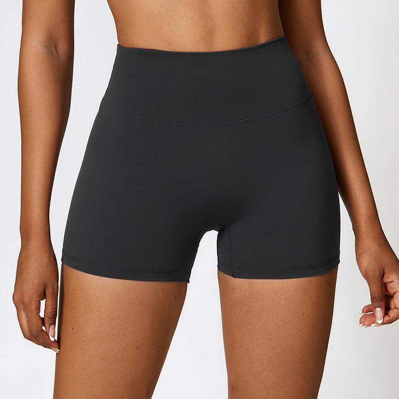 High Waisted Womens Yoga Shorts