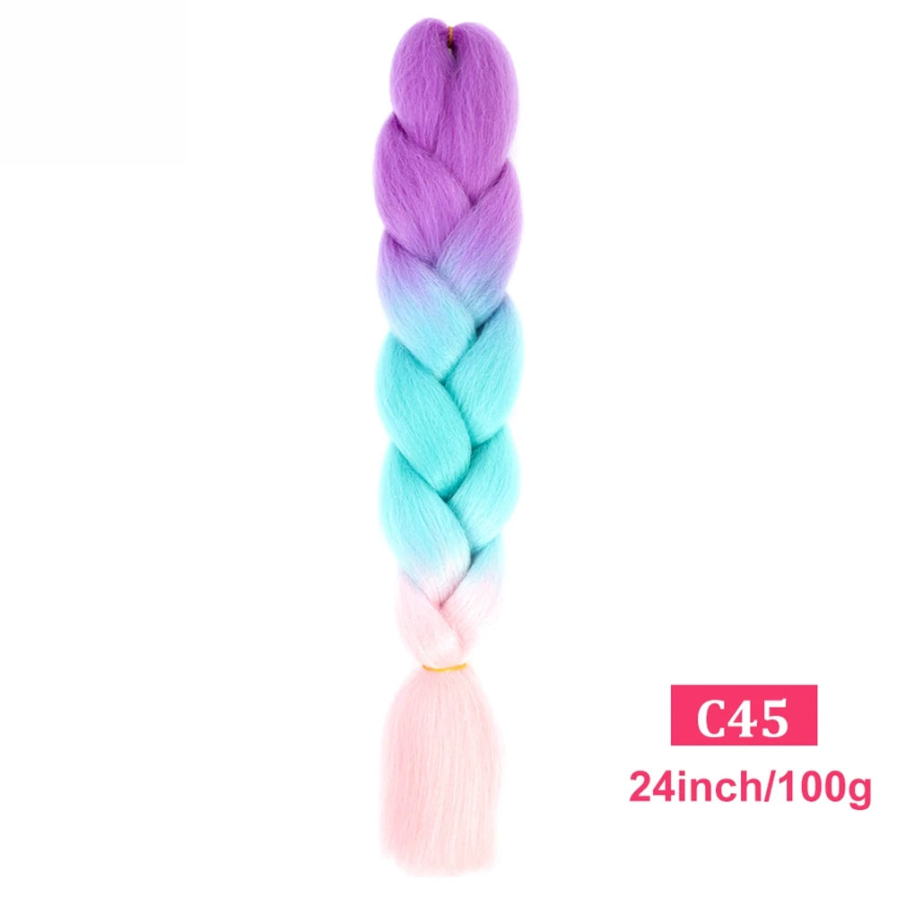 Ombre Braiding Hair Extensions Trendy Styles