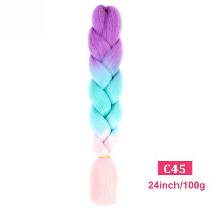 Ombre Braiding Hair Extensions Trendy Styles