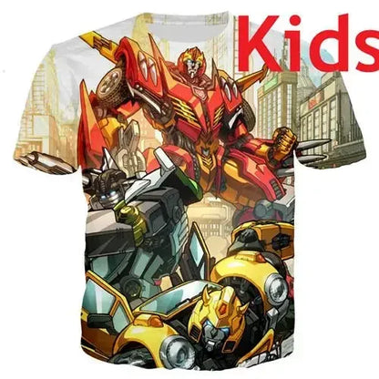Kids 3d Robot T-Shirt Fun And Stylish