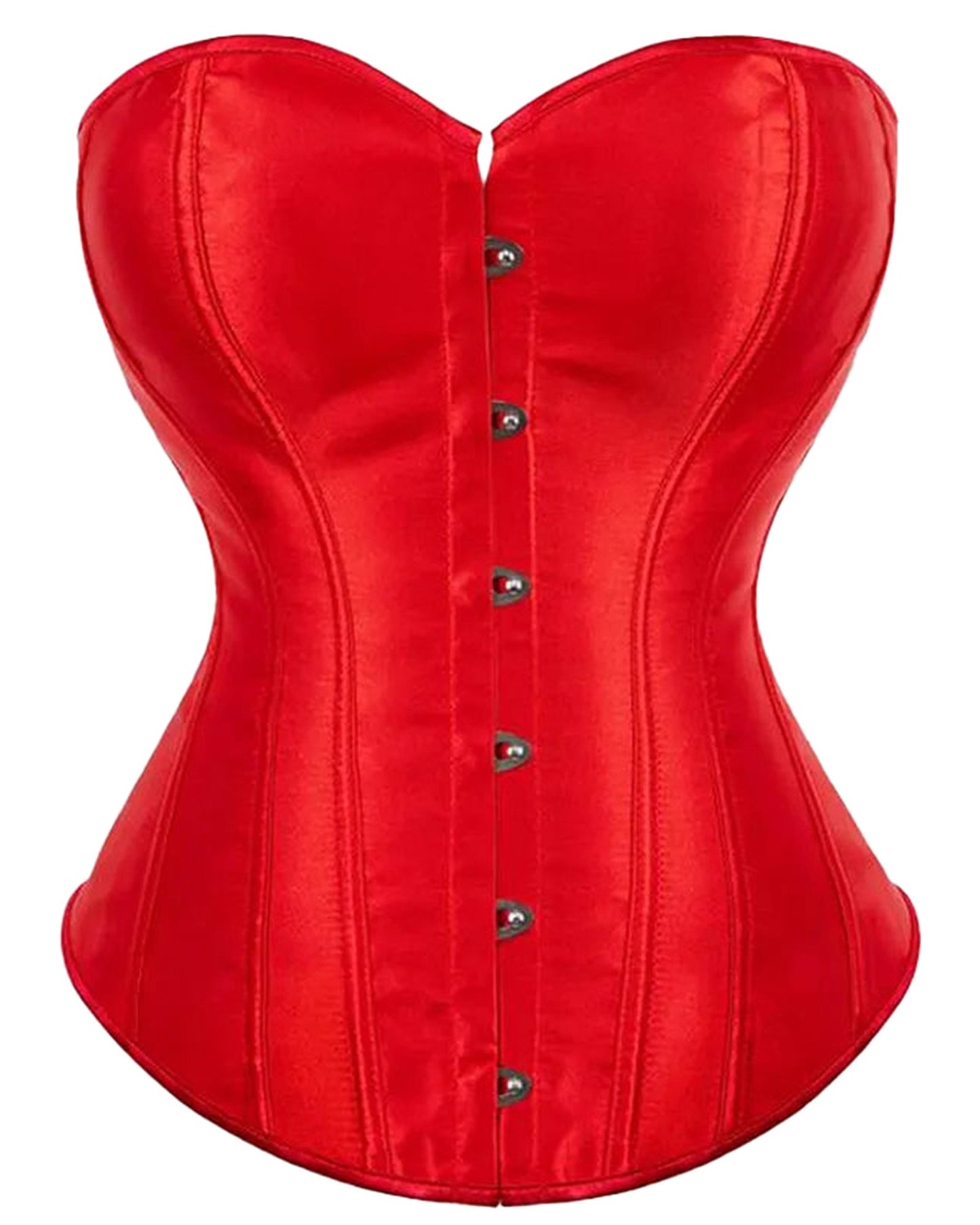 Satin Corset Top For Women In Pink