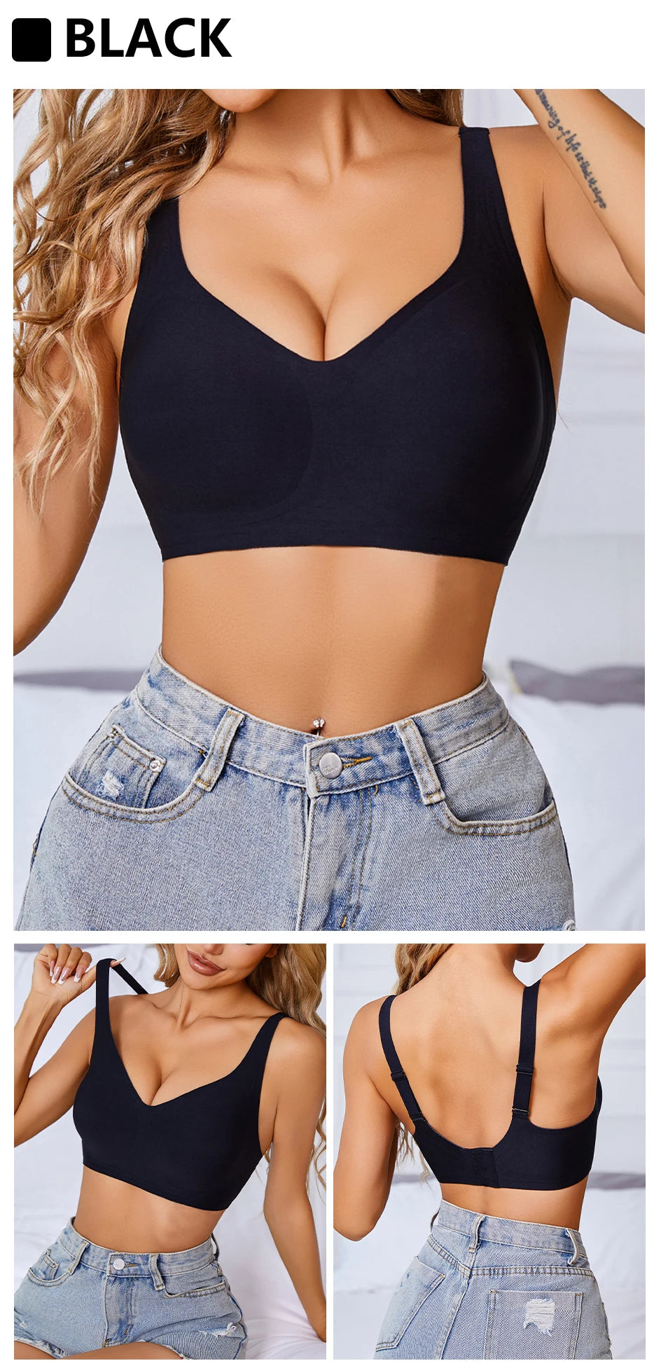 Underwire in Bra for All-Day Comfort
