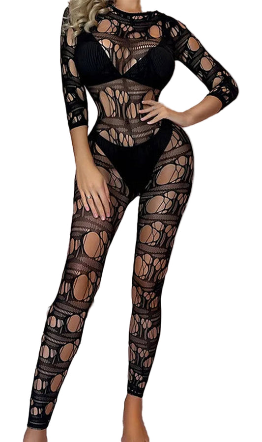 Sexy Mesh Jumpsuit Lingerie For Bold Style