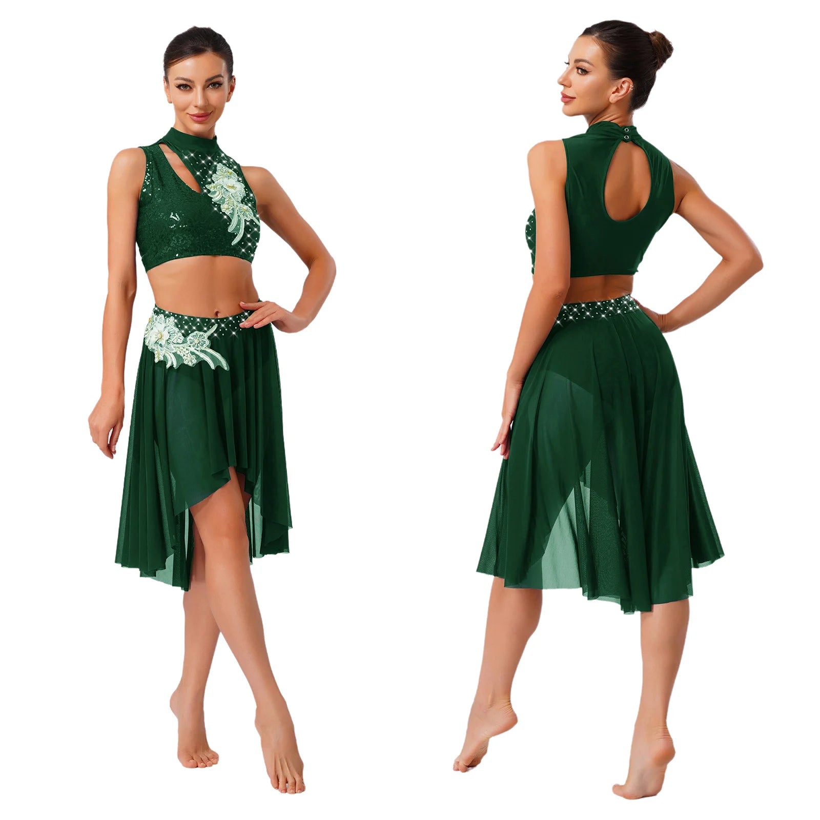 Dancewear Skirt Set for Performers