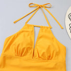 Women's Stylish Orange Bikini Top