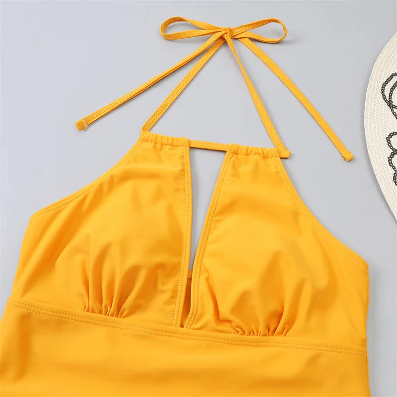 Women's Stylish Orange Bikini Top