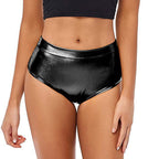 High-Waisted Shiny Booty Shorts