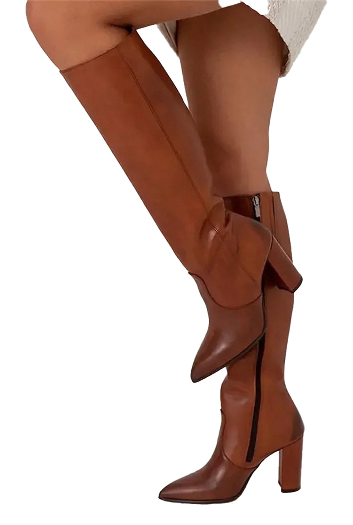 Womens Knee High Boots 2024 With Chunky Heels