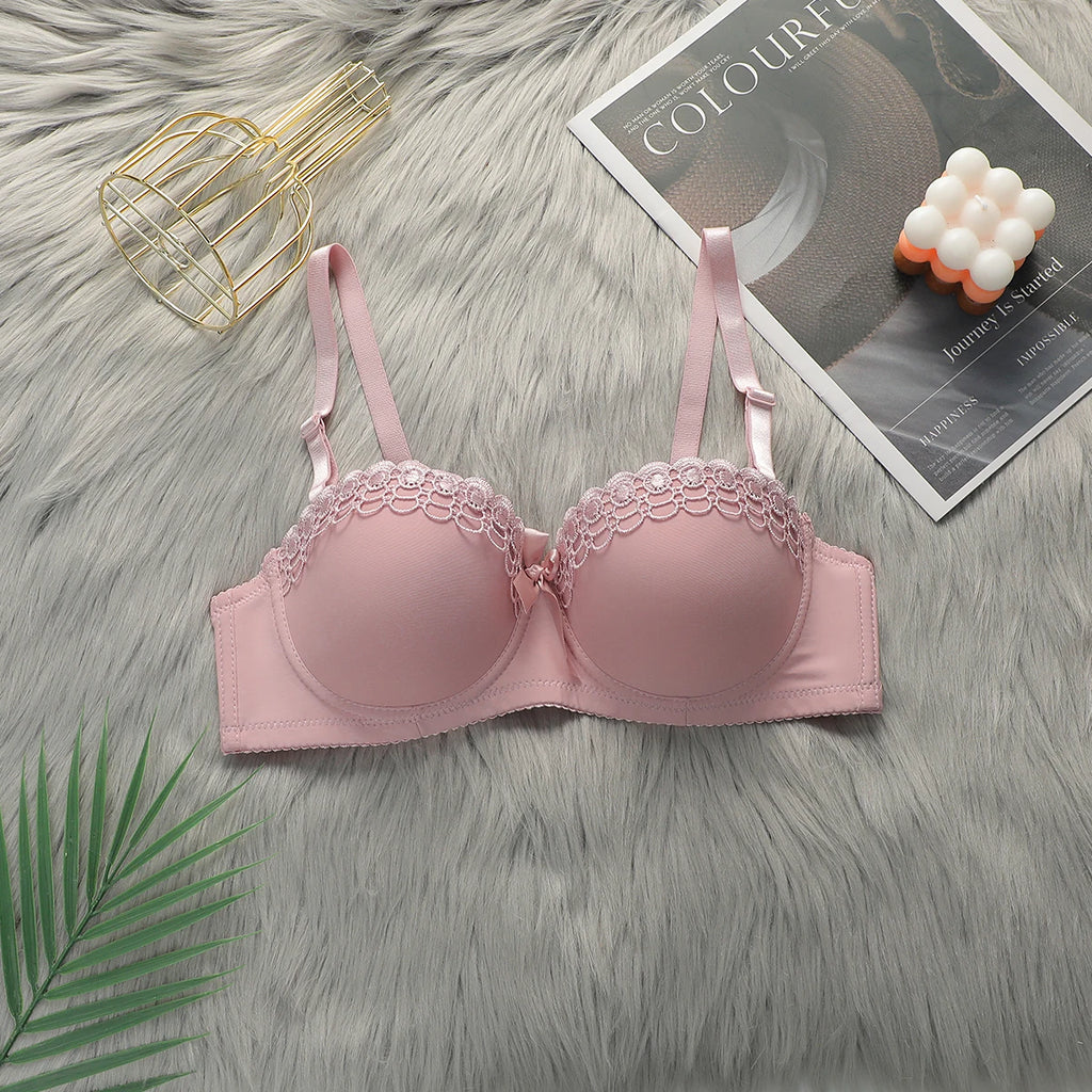 Underwire Bralette with Lace Detail