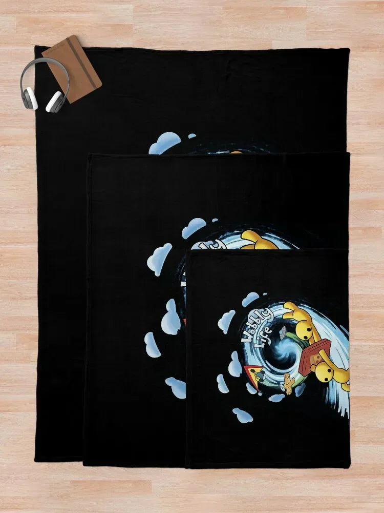 Wobbly Life Throw Blanket