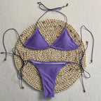 Swimwear Swimsuit: Trendy Pink Bikini Set