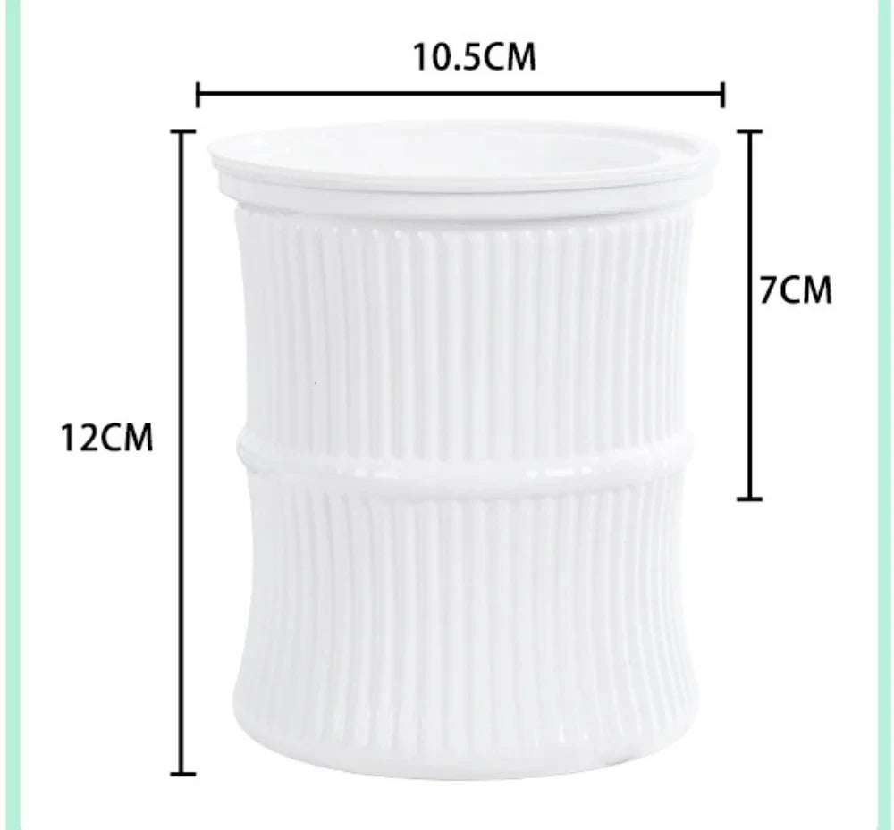 Lazy Hydroponic Flower Pot Automatic Water - Absorbing Transparent Double Layer Planter