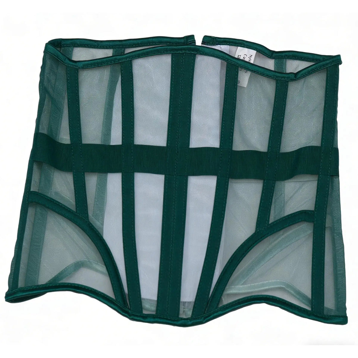 Women Breathable Mesh Corset Crop Top Under - Bust Bustier Slimming Waist Girdle