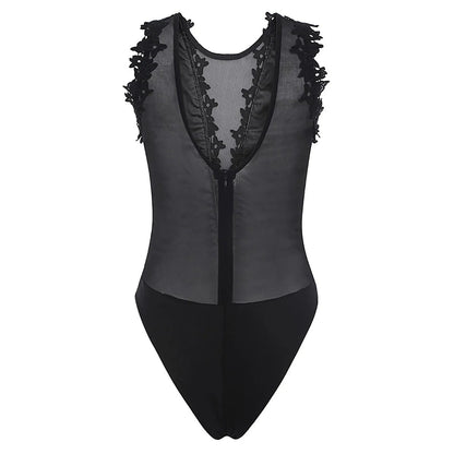 Sexy Lace Lingerie Bodysuit For Women