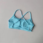 Cross Back Shock Resistant Gym and Yoga Sports Bra